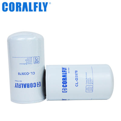 Vuelta del lubricante del filtro de aceite de los motores LF3970 Fleetguard de Cummins - en la cruz Feference CORALFLY de Fleetguard