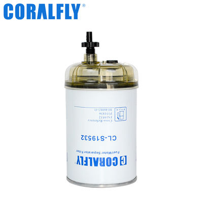 Coralfly Construction Machinery Fuel Water Separator Filter FS19532 P551856 BF46083-0 For Fleetguard Donaldson