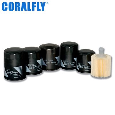Filtro de aceite de lubricante Yzze1 de Toyota 90915 para el motor de coche