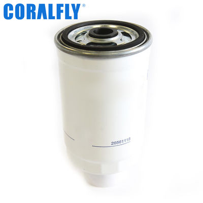 Filtro del separador de agua de Perkins 26561118 para el excavador