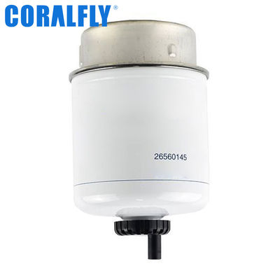 Separador de agua del filtro de combustible de Perkins 26560145 35 micrones