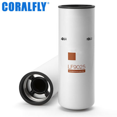 16 referencia recíproca sintética del filtro de aceite de lubricante de Fleetguard del micrón medios Lf9025