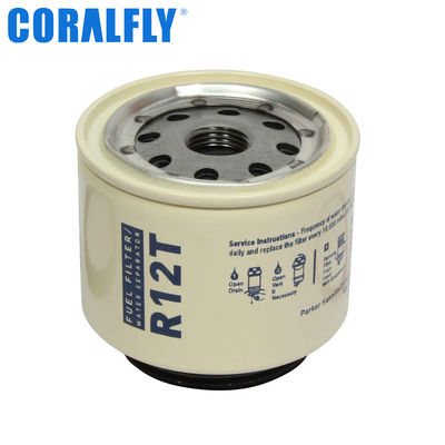 Filtro de combustible de Racor R12t celulosa diesel del separador de agua de 13 micrones medios