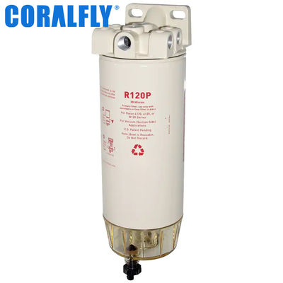Separador de agua del filtro de combustible diesel de Racor R120P 30 micrones