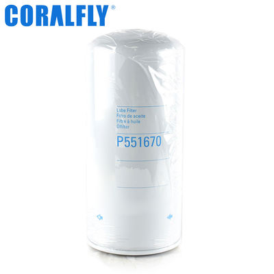 Tractor P551670 para el filtro de aceite CORALFLY para CUMMINS 3313279