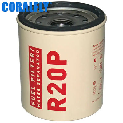 Vuelta del filtro de combustible del tamaño estándar R20p Racor encendido con el hilo del cuenco