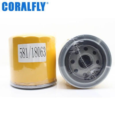 Filtro de aceite estándar del JCB de la talla 581 18063 para el motor diesel