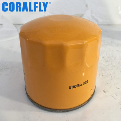 Filtro de aceite estándar del JCB de la talla 581 18063 para el motor diesel