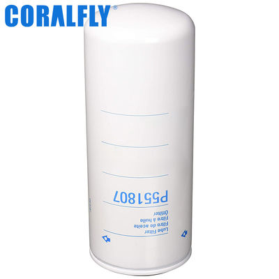 Tamaño estándar P551807 para filtro de aceite CORALFLY Filtro de aceite de flujo completo