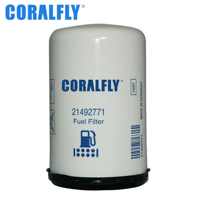 Filtro de combustible de celulosa de 16 micras para CORALFLY 240 Filtro de combustible 21492771