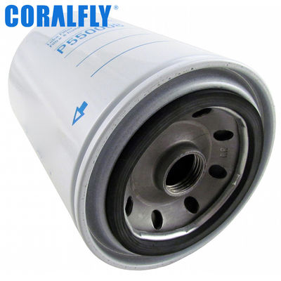 99,99% filtro de aceite diesel del filtro P550008 del tractor de la eficacia CORALFLY