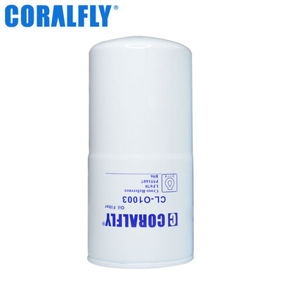 Garantía del filtro de aceite de Fleetguard LF670 de la prueba de eficacia del SAE J1858 1 año