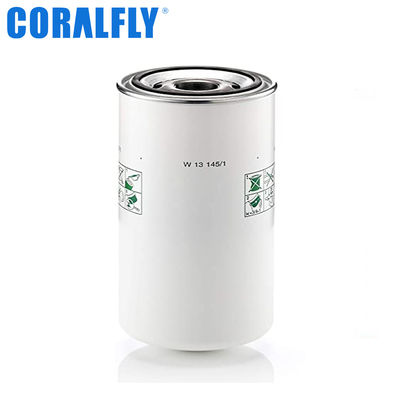 Filtro de aceite del motor diesel W13145 del ISO 4548-12 100psi