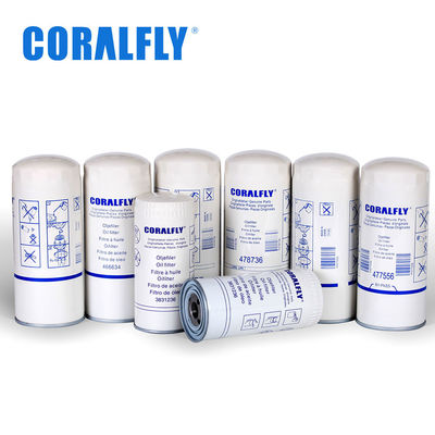 Filtro de aceite diesel del carbono de CORALFLY del camión 21707133 477556 466634