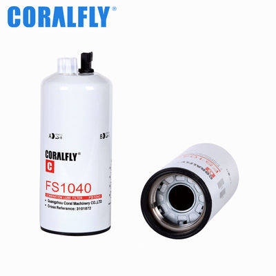 Filtro de combustible de Fleetguard del motor diesel de Coralfly FS1040