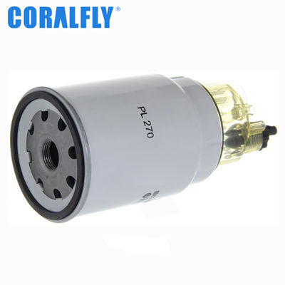 Filtro de combustible de Fleetguard del camión de los motores diesel del ODM del OEM de Coralfly PL270