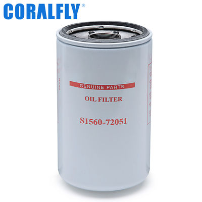 Filtro de aceite diesel del camión HINO del ODM del OEM de Coralfly S1560-72051
