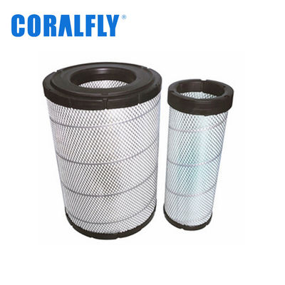 Filtro de aire del camión de KOMATSU del motor diesel de Coralfly 6001819500S 6001819340