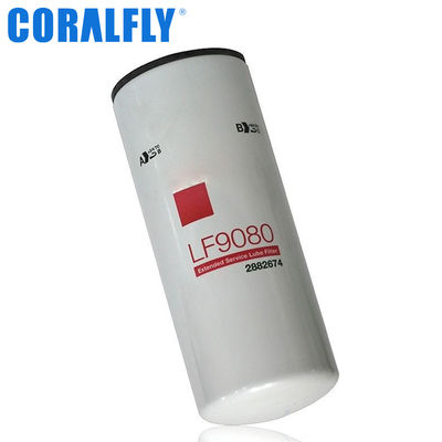 Vuelta dual del lubricante del flujo de la alta velocidad del filtro de aceite de Lf9080 DBL7900 3406809 Fleetguard encendido