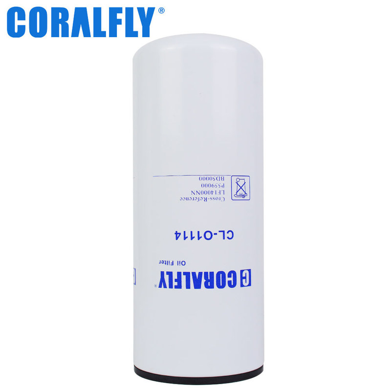 Vuelta en referencia recíproca del filtro de aceite de Fleetguard ISO9001 Fleetguard Lf14000nn