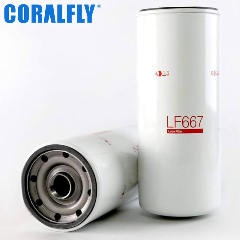 vuelta del filtro de aceite de lf667 P553191 1R0739 Fleetguard en flujo completo