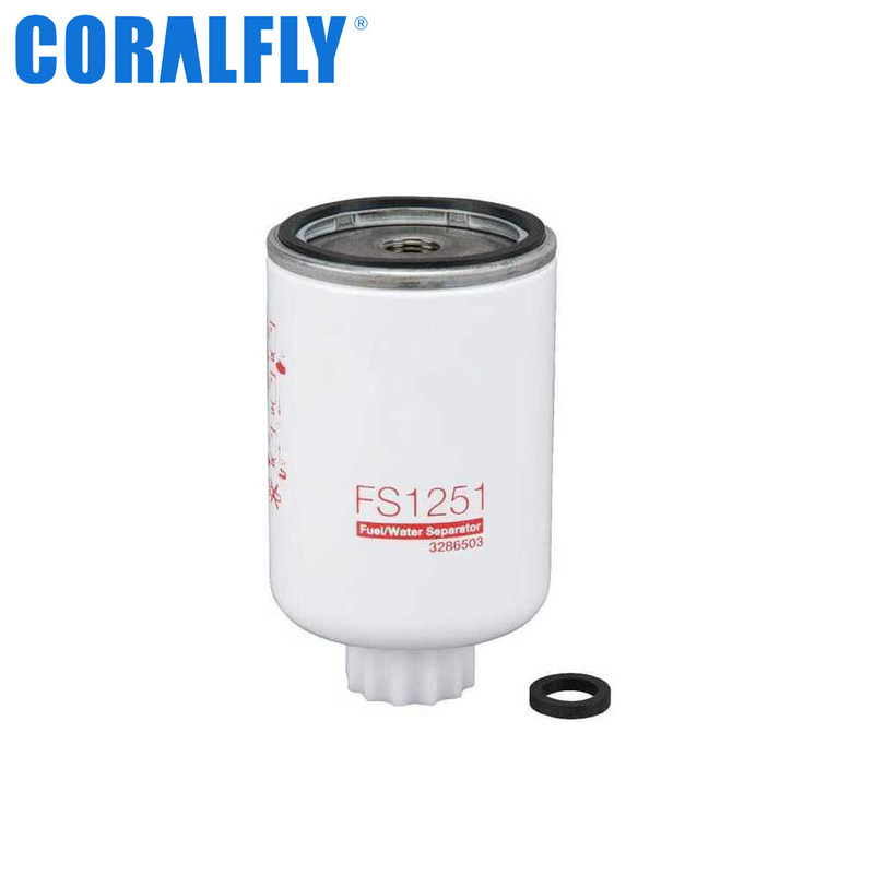 Filtro de combustible de Fleetguard del motor diesel del ODM del OEM de Coralfly Fs1251