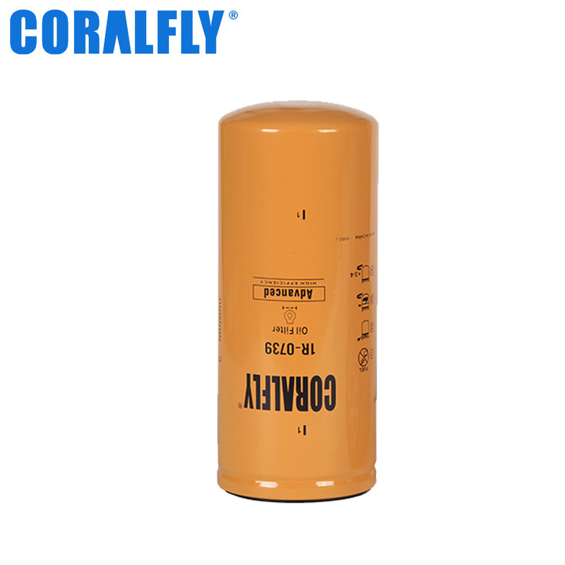 Filtro de aceite del SAE J1858 1R0739 Caterpillar el 11*27CM