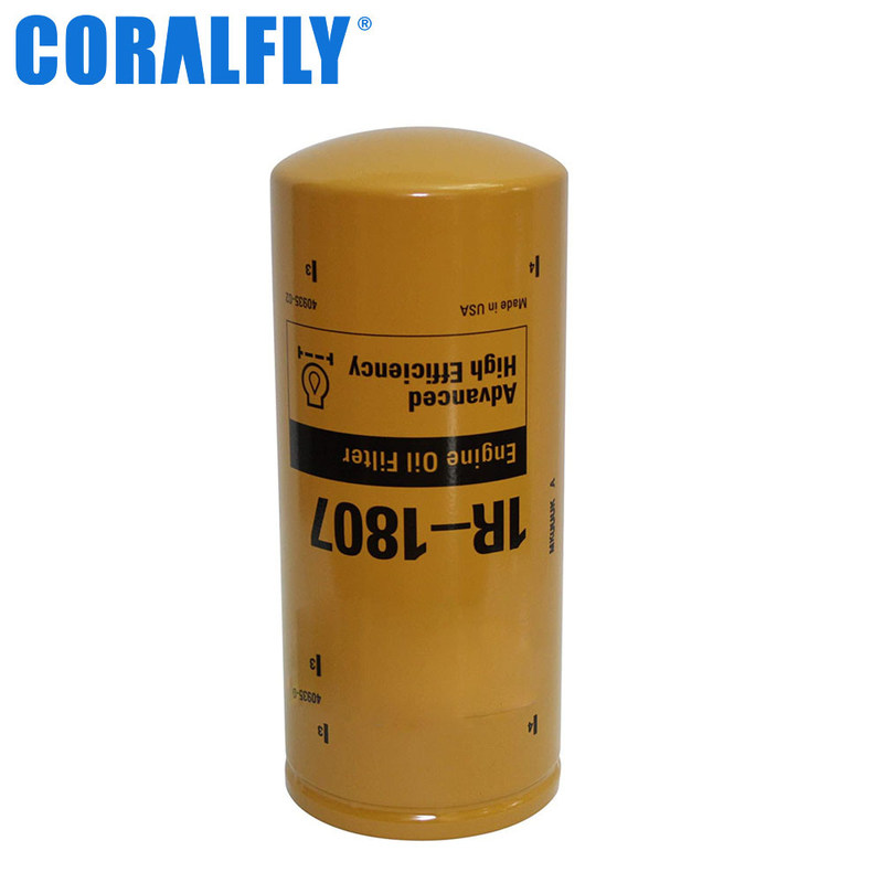 Filtro de aceite de Caterpillar de la referencia recíproca del motor diesel 1R1807 del camión 21 micrones