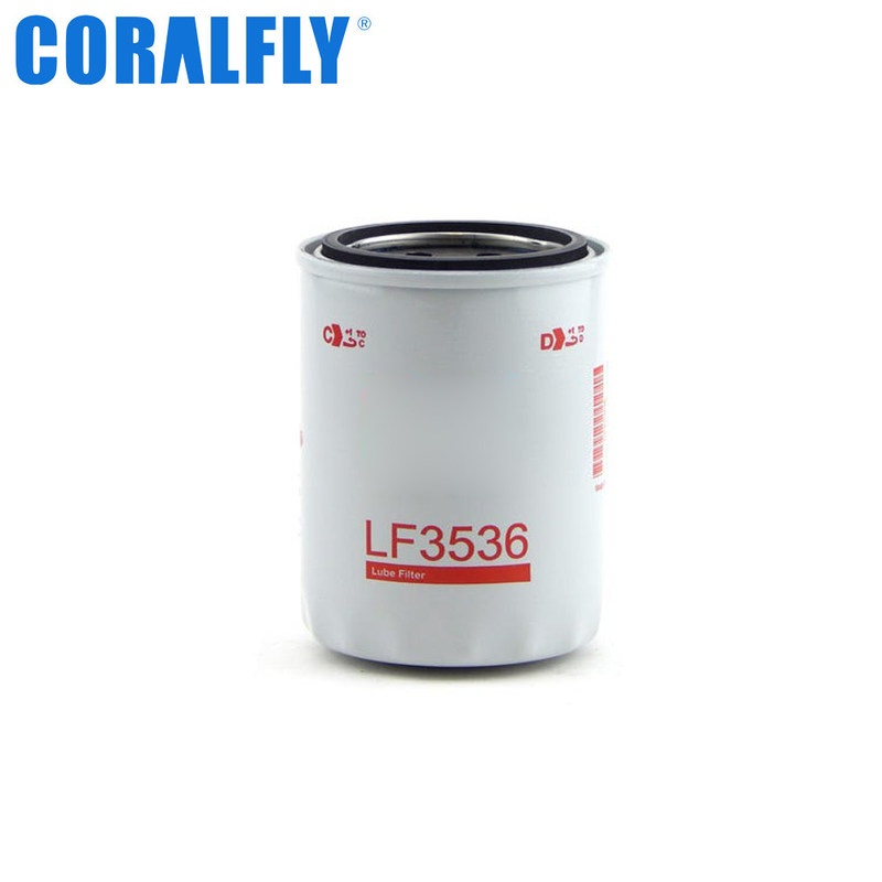 Filtro de aceite del ISO 16889 LF3536 Fleetguard para el excavador