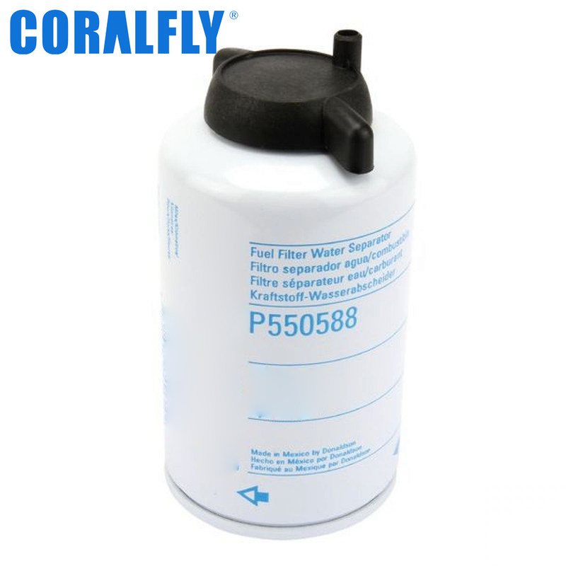 Coralfly P550588 El filtro de separación de agua del motor de excavadora del camión del combustible