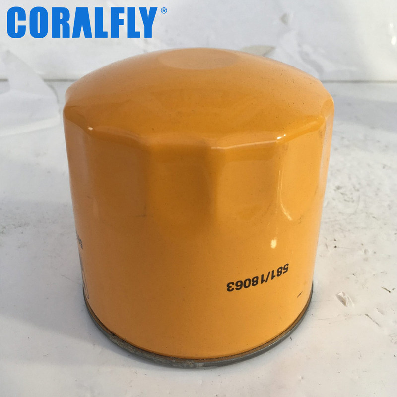 Filtro de aceite estándar del JCB de la talla 581 18063 para el motor diesel
