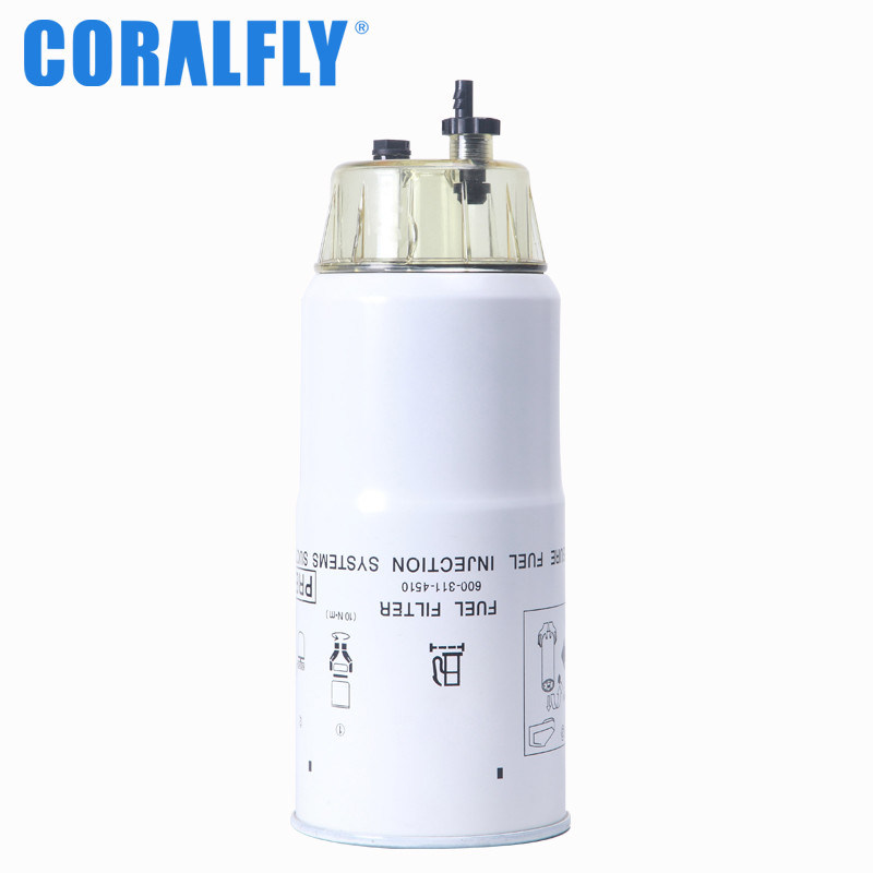 10 micrones 600 311 filtro KOMATSU del separador de agua de 4510 combustibles