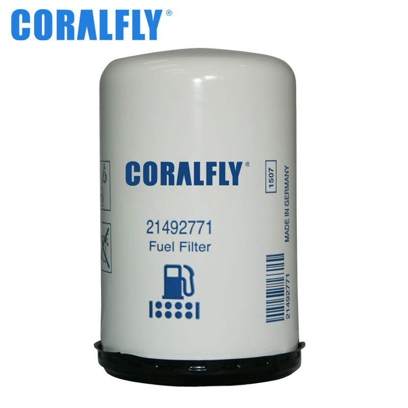 Filtro de combustible de celulosa de 16 micras para CORALFLY 240 Filtro de combustible 21492771