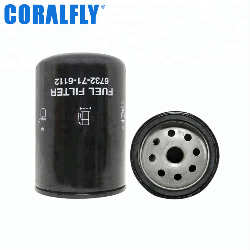 6732 71 6111 filtro de combustible de la celulosa de 16 micrones KOMATSU