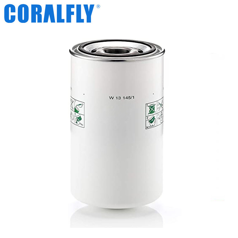 Filtro de aceite del motor diesel W13145 del ISO 4548-12 100psi
