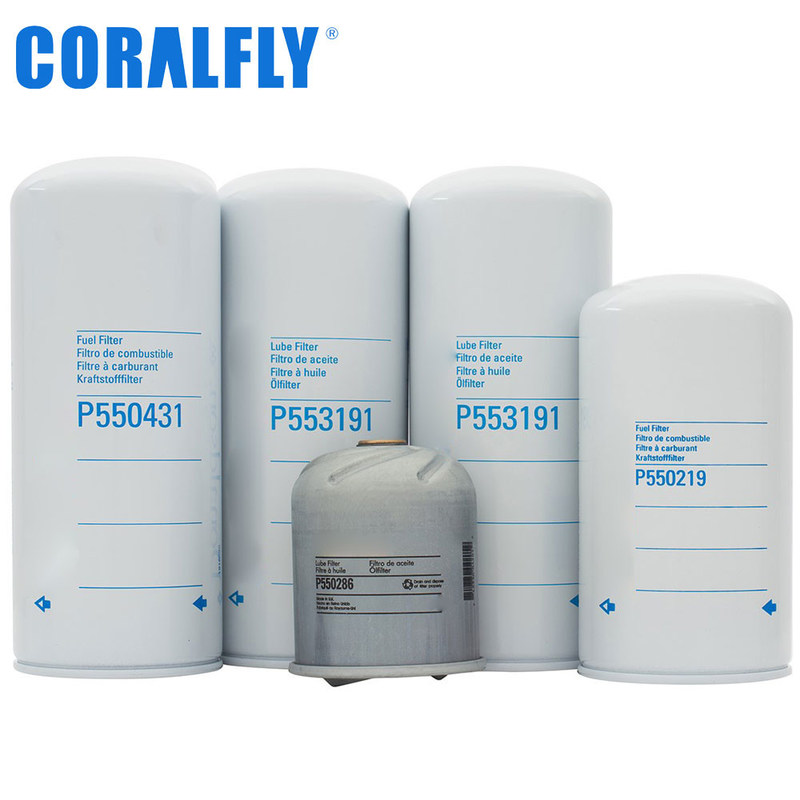 Filtro de combustible del motor diesel de CORALFLY P550529 P551316 P550643 P785373