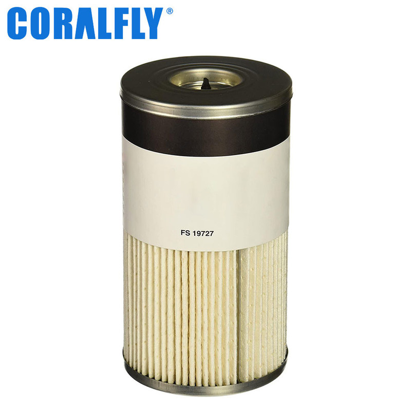 Excavador Fleetguard Fuel Filter Fs19727 de las piezas del motor diesel de Coralfly